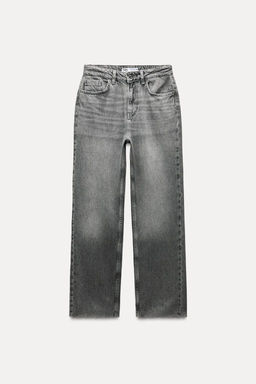 Z1975 HIGH-WAIST STRAIGHT-LEG DENIM JEANS - Zara фото 8