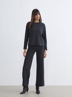 Bisiklet Yaka Kad?n Sweatshirt