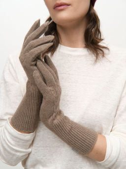 Перчатки из кашемира 31017 капучино