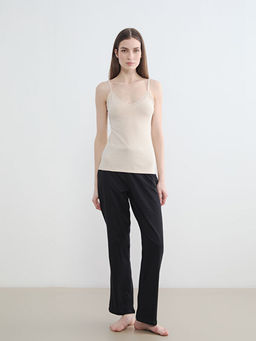 V Yaka Dantel Detayl? ?p Ask?l? Kad?n Atlet