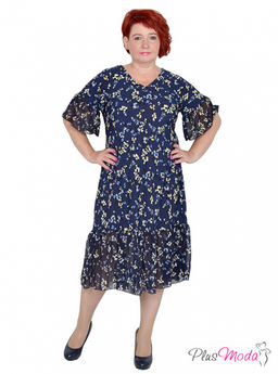 Платье Модель №1271 размеры 44-84 - Plusmoda фото 6