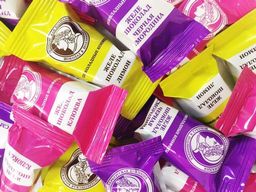 Шоколадные конфеты ЖЕЛЕ & ШОКОЛАД (ассорти) фантик