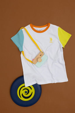 Белая футболка для мальчика