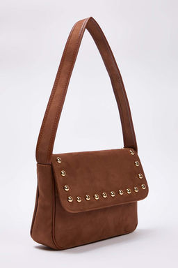 Taba Suet Troklu Kad?n Mini Omuz Cantas? TAKAW26OC00074 - Trendyolmilla фото 2