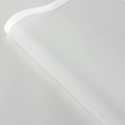 Плёнка для цветов матовая упаковочная «Кайма» белая 0.5×9 м