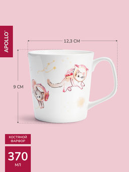 Кружка APOLLO genio "Cosmo Cono" 370 мл цвет: розовый