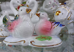 Статуэтка Уточки мандаринки фарфор символ процветания и удачи 4,5см-7см