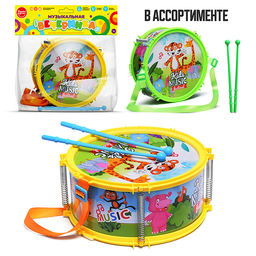 Барабан "Музыкальная вечеринка" в пакете