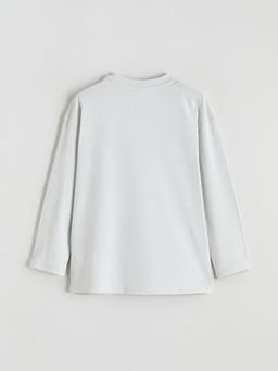 Bisiklet Yaka Uzun Kollu Erkek Ti??rt