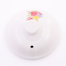 7320-1 Кастрюля с крышкой 1,8 л керамика рис/цветы MB (х8) - Mayer&boch фото 3