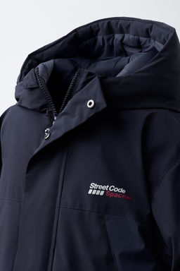 COLOUR BLOCK QUILTED JACKET - Zara фото 5