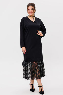 Платье ANELLI 1739 ажурная ночь