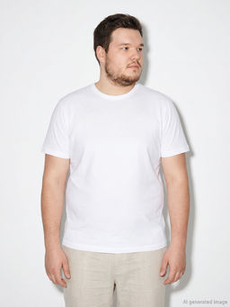 Bisiklet Yaka Penye Erkek Ti??rt