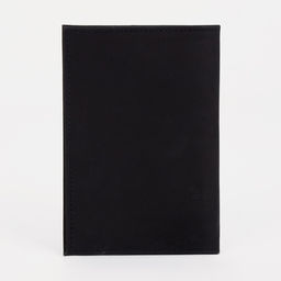 Обложка для паспорта, с гербом, с золотым тиснением, чёрная