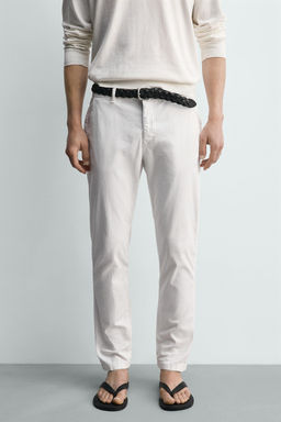 PANTAL?N CHINO SKINNY FIT / Blanco