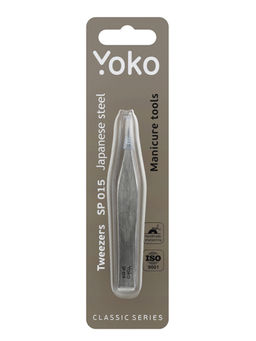 YOKO Пинцет педикюрный для удаления осколков Y SP 015, 92 мм