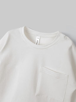 Лонгслив с карманом "Молоко"