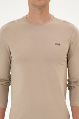 Erkek Koyu Bej Basic Sweatshirt Sepette S_rpriz _ndirim - U.s. polo assn фото 6