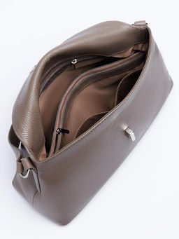 Женская кожаная сумка Richet 3282LN 612 Тауп