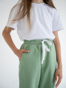 Джоггеры трикотажные 3х нитка петельный - Lesi kids фото 22