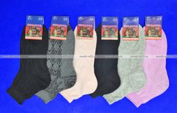 Цена за 10 пар. Ажур носки женские БЕЛЫЕ арт. С-90 (Б-1) 23  фото 20