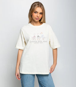 Футболка #КТ8802 (8), кремовый