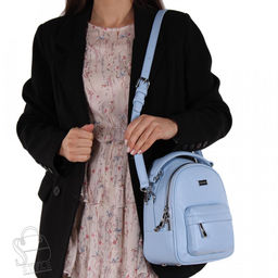 Рюкзак женский 69152 blue Velina Fabbiano-Safenta/20 в Новосибирске