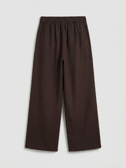 Beli Lastikli Kad?n Pileli Kuma? Pantolon