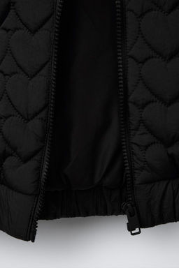 QUILTED BOMBER JACKET WITH HEARTS - Zara фото 8
