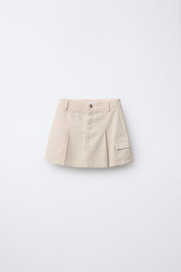 PLEATED SKIRT WITH POCKET
