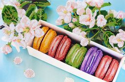 Кристальная (алмазная) мозаика ФРЕЯ ALVR-329 Макаруны 30 х 20 см