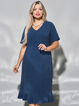 Платье 0421-1 синий топаз