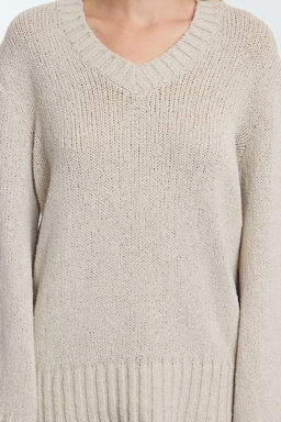 Tas More Sustainable Genis Kal?p Basic Triko Kazak TWOAW25KZ00304 - Trendyolmilla фото 4