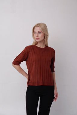 10799 Топ вязаный терракотовый - Martichelli фото 2