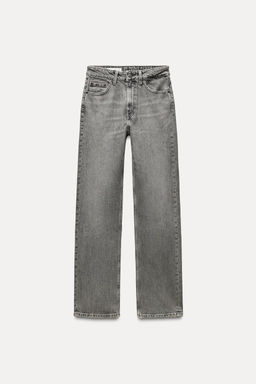 TRF STRAIGHT HIGH-WAIST JEANS - Zara фото 17