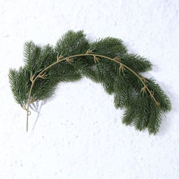 Ветка декоративная новогодняя, 62 см