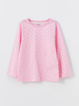 Bisiklet Yaka Uzun Kollu Pijama ?st