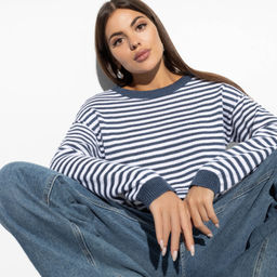 Джемпер Морские объятия (blue marin) - Charutti фото 2