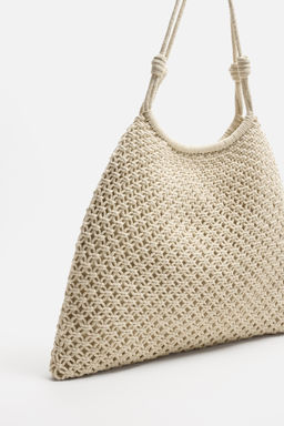 MACRAME SHOPPER BAG - Zara фото 17