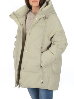 H23-683 OLIVE Куртка зимняя облегченная женская (150 гр. холлофайбер) - Фабричный китай фото 9