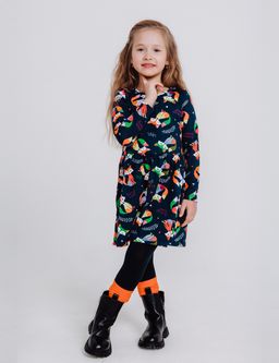 Платье Эля лисы разноцветные - Sovalina фото 9