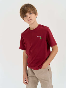 Футболка Бордо с принтом 7+ - Bungly фото 4