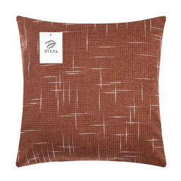 Наволочка декоративная Этель Классика, цвет коричневый, 43*43 см, 100% п/э  фото 11