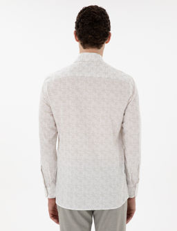 Haki Slim Fit Uzun Kollu G_mlek