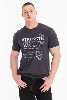 Футболка М125073Па графит