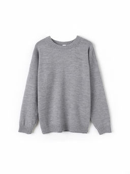 Джемпер женский MINAKU: Knitwear collection, светло-серый, размер 46-48  фото 8
