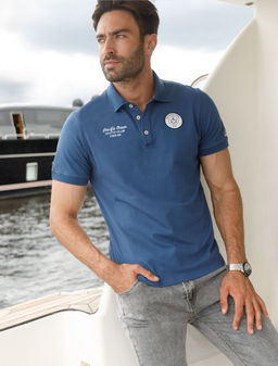 VILATTE / Футболка-поло из трикотажа пике с эластаном  фото 5