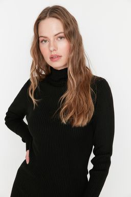 TRENDYOLMILLA Vizon Mini Triko Vucuda Oturan Elbise TWOAW23EL01389 фото 15