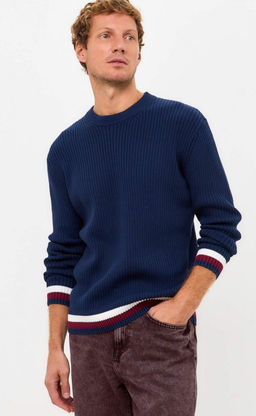 Джемпер Primm P421-15106 темно-синий из хлопка  фото 8