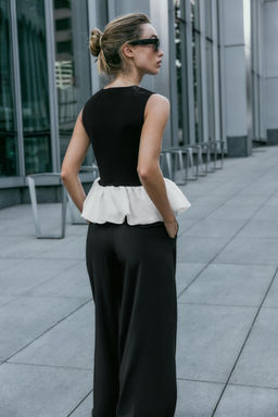 CONTRAST STRETCH TOP - Zara фото 3